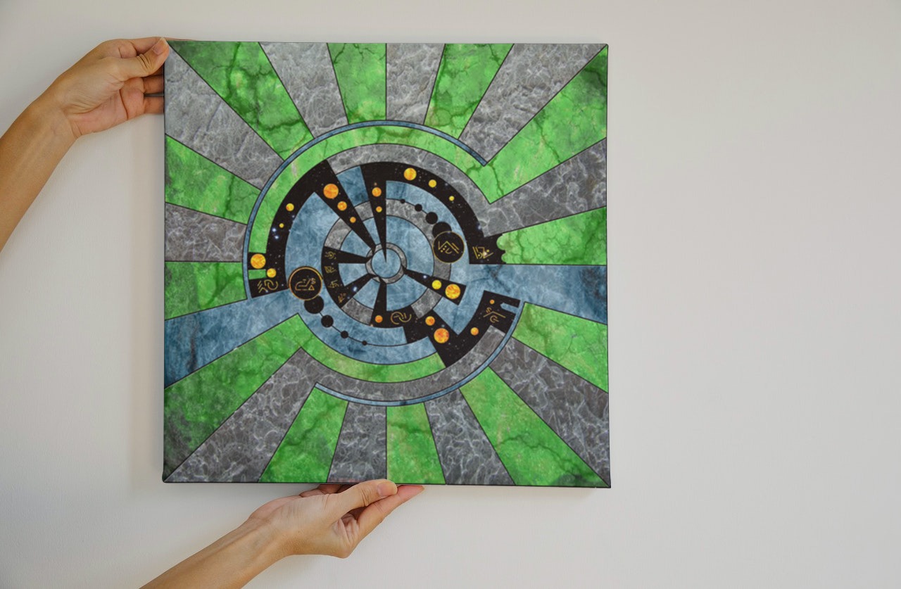Símbolo Arcturiano — arte impressa em quadro